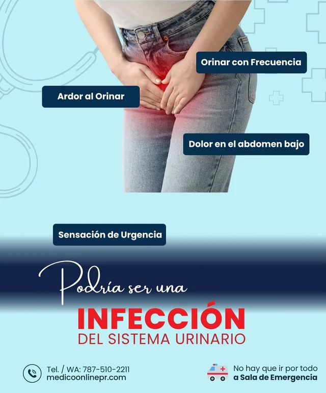Publicación de Médico Online PR sobre síntomas de infecciones urinarias