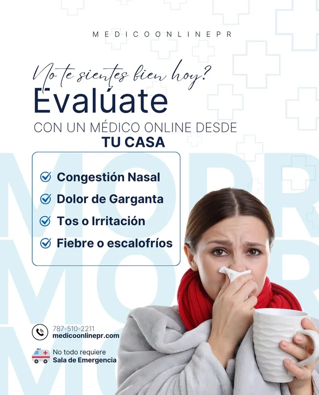 Publicación de Médico Online PR sobre congestión, dolor de garganta y fiebre